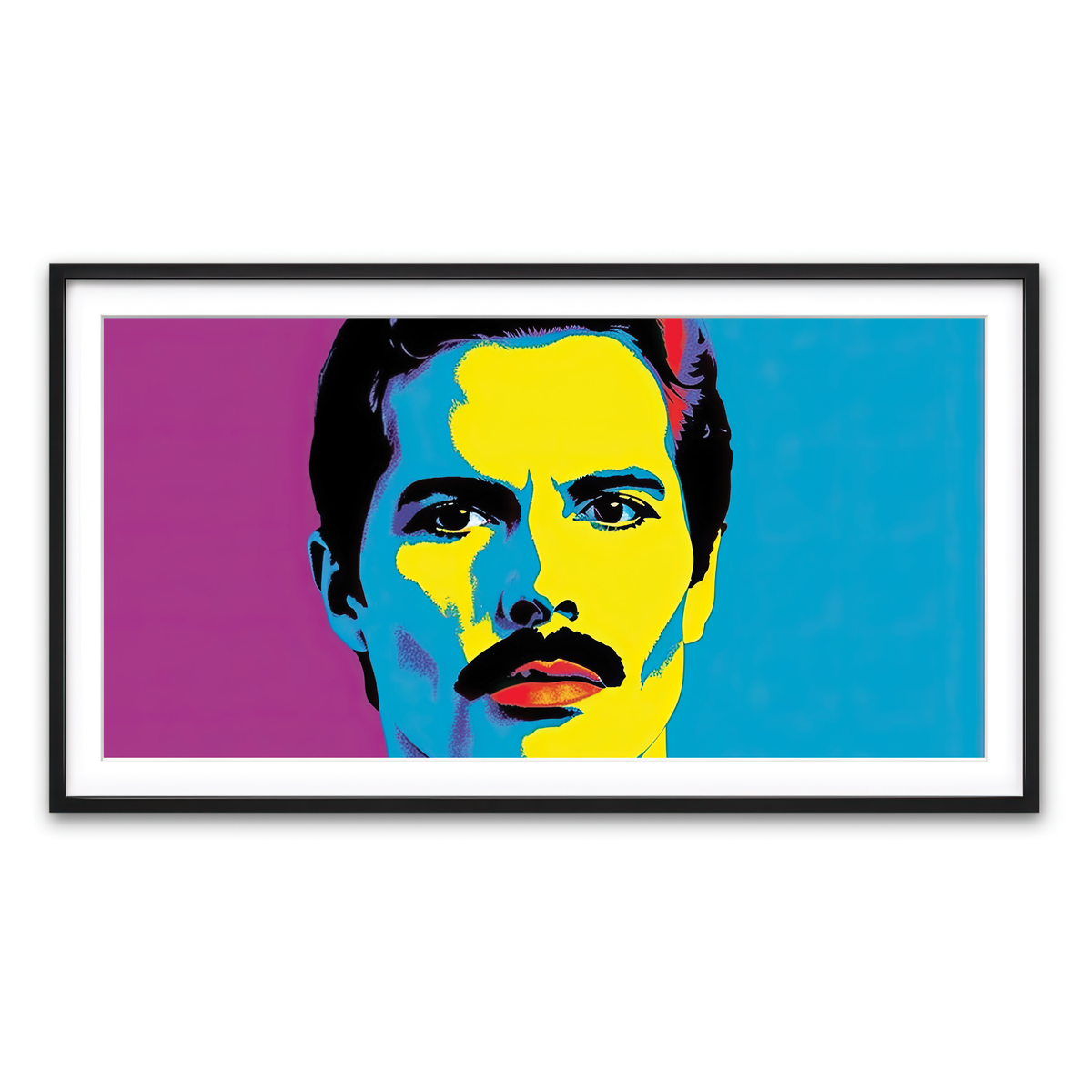 Framed Print 2x1 Black