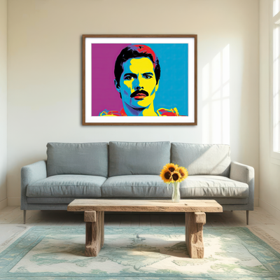 AUTO-MOCKUP ROOM | Freddie The Champion Wall Art