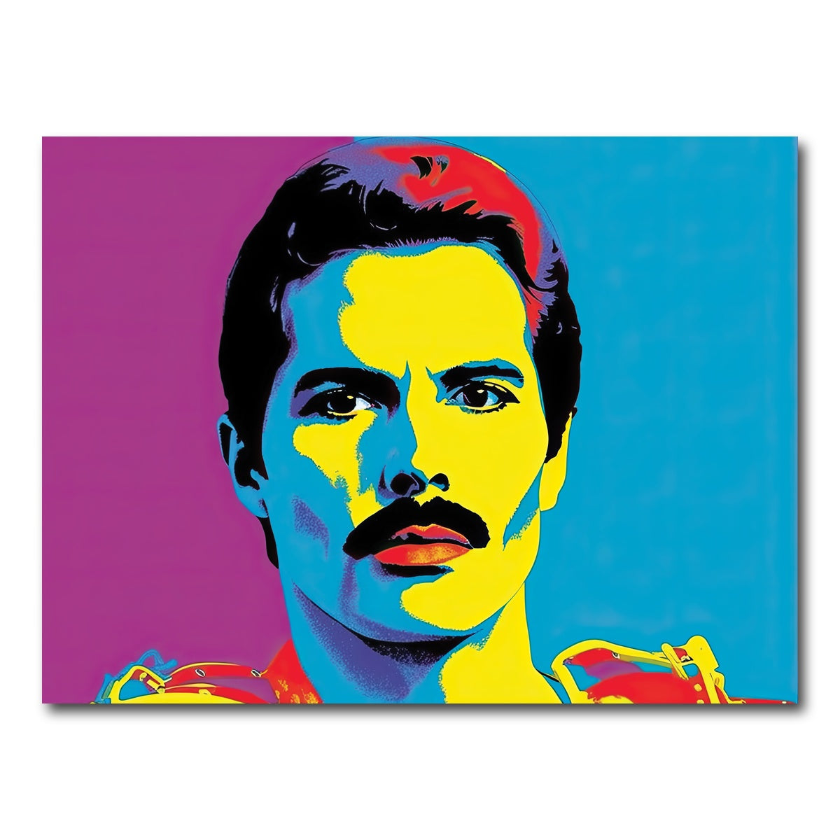 AUTO-MOCKUP WHITE | Freddie The Champion | 1 Piece | Gallery Wrap Canvas | group=4x3