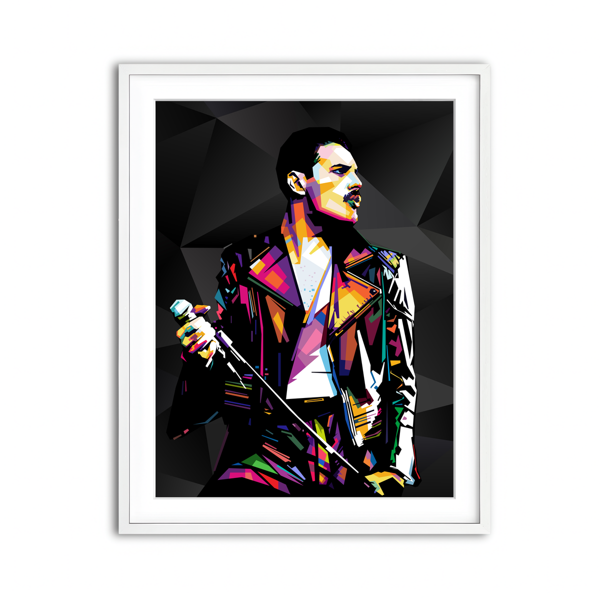 Framed Print 3x4 White
