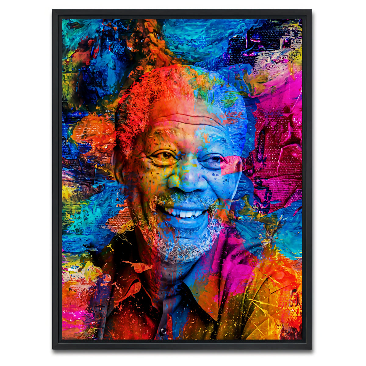 AUTO-MOCKUP WHITE | Freeman | 1 Piece | Black Framed Canvas | group=3x4
