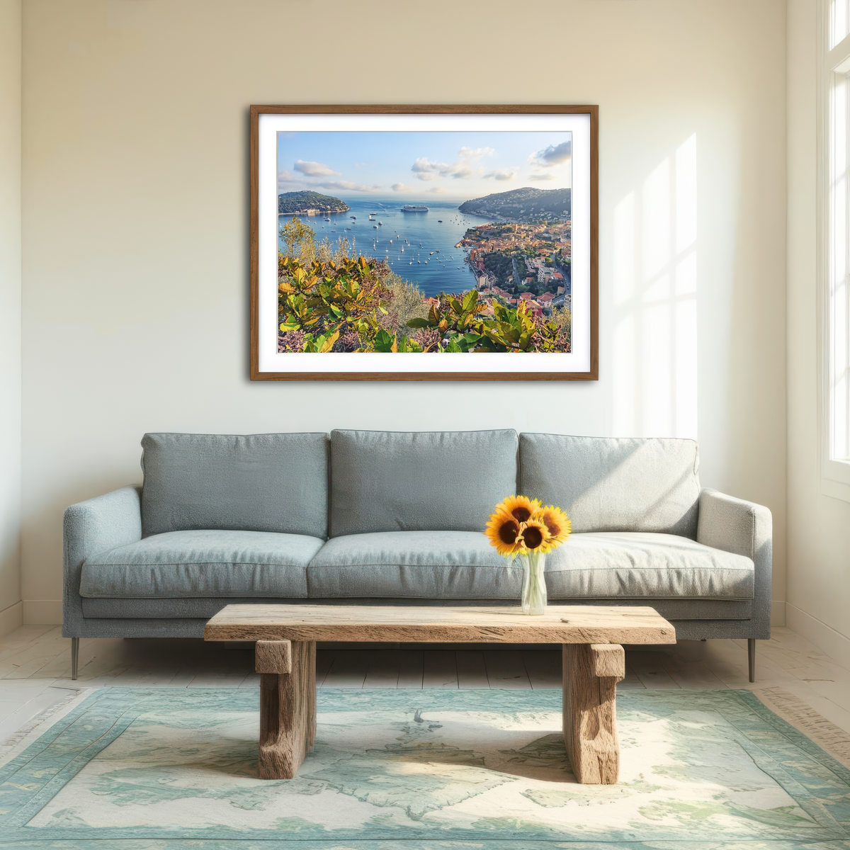 AUTO-MOCKUP ROOM | French Riviera Wall Art