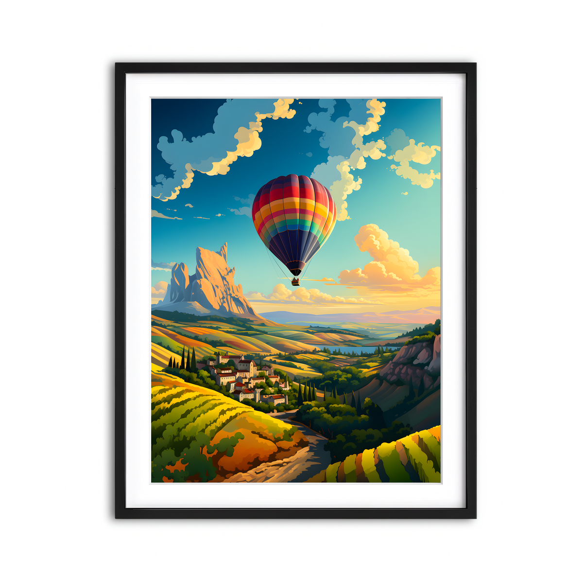 Framed Print 3x4 Black