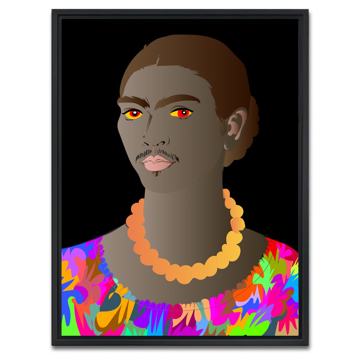 AUTO-MOCKUP WHITE | Frida 2 | 1 Piece | Black Framed Canvas | group=3x4