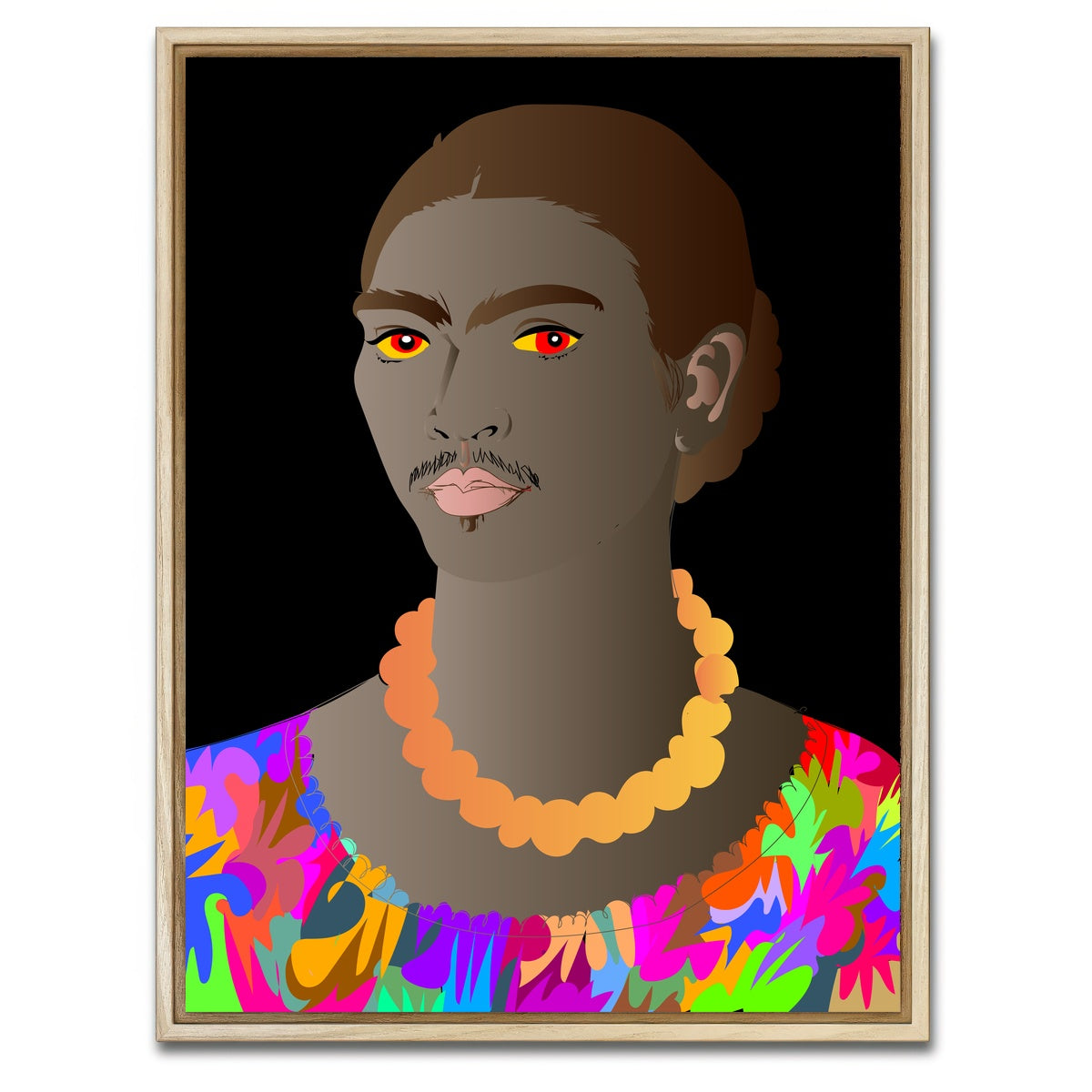 AUTO-MOCKUP WHITE | Frida 2 | 1 Piece | Natural Framed Canvas | group=3x4