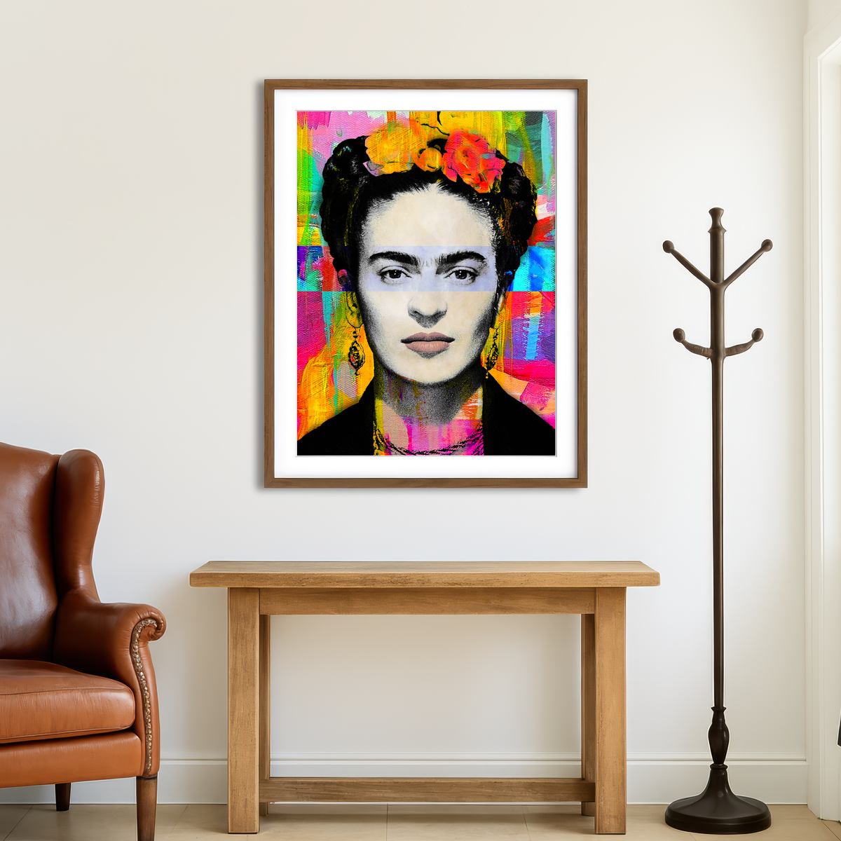 AUTO-MOCKUP ROOM | Frida In Color Wall Art