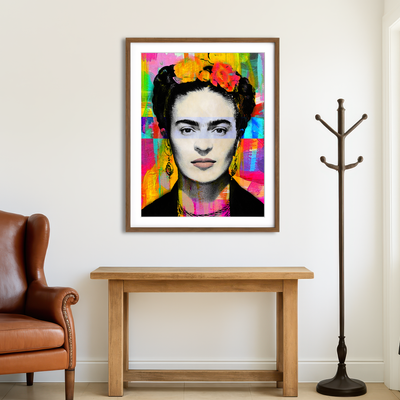 AUTO-MOCKUP ROOM | Frida In Color Wall Art