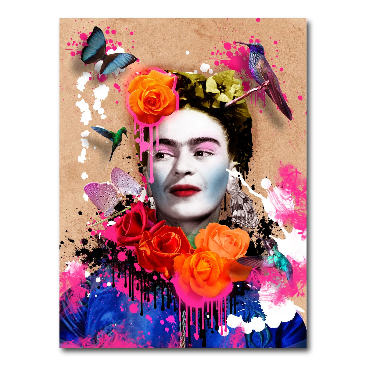 AUTO-MOCKUP WHITE | Frida khalo | 1 Piece | Gallery Wrap Canvas | group=3x4