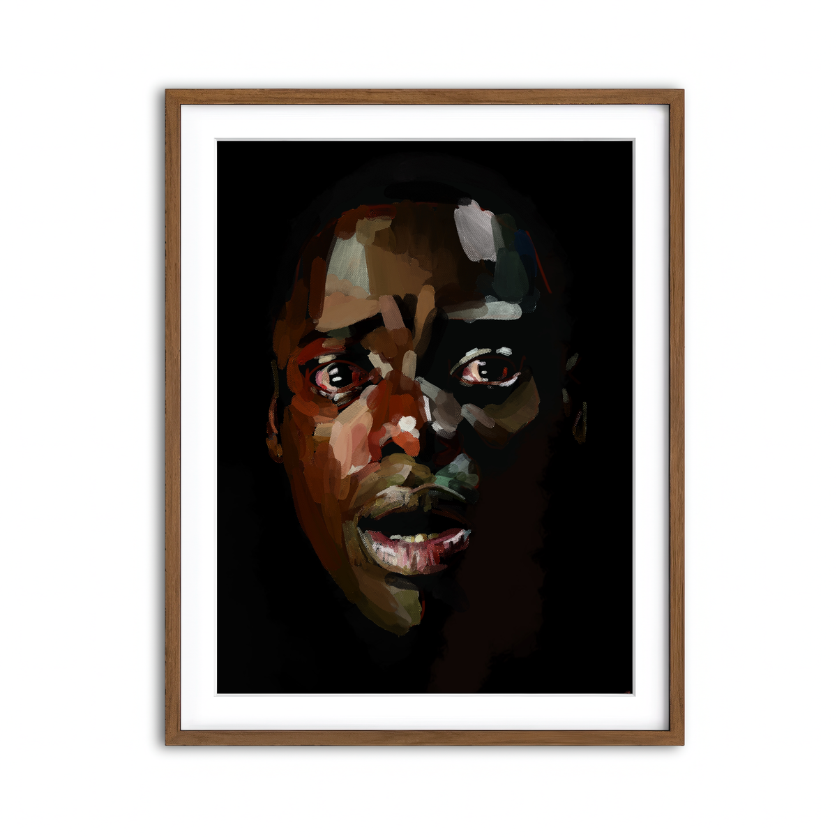 Framed Print 3x4 Walnut