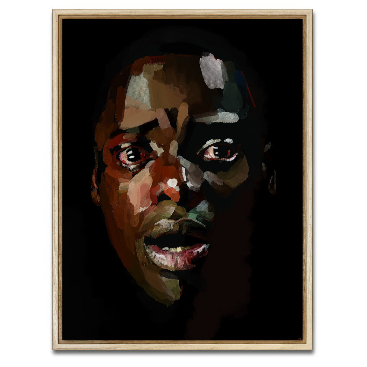 AUTO-MOCKUP WHITE | Fright | 1 Piece | Natural Framed Canvas | group=3x4