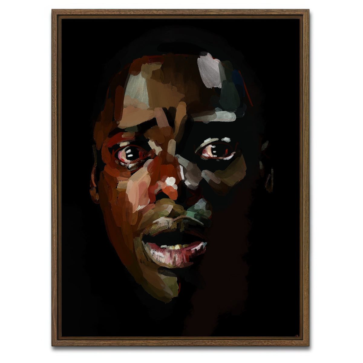 AUTO-MOCKUP WHITE | Fright | 1 Piece | Walnut Framed Canvas | group=3x4