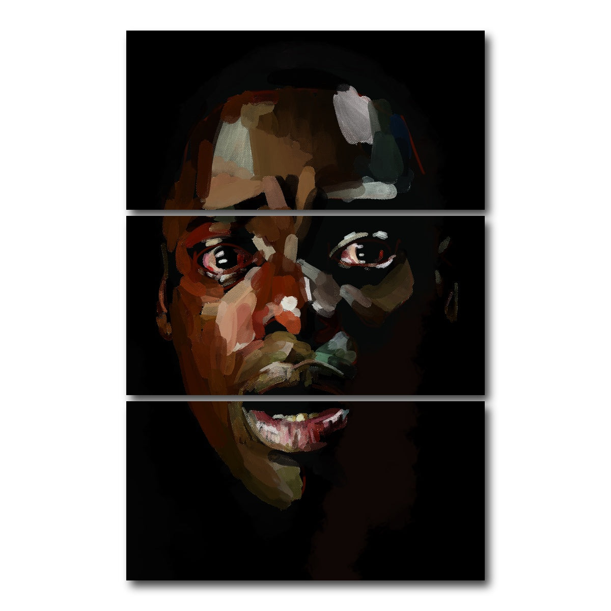 AUTO-MOCKUP WHITE | Fright | 3 Piece | Gallery Wrap Canvas | group=12x24_stacked