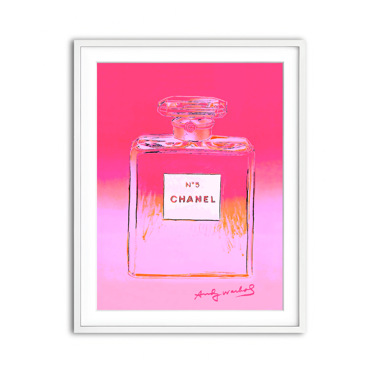 Framed Print 3x4 White