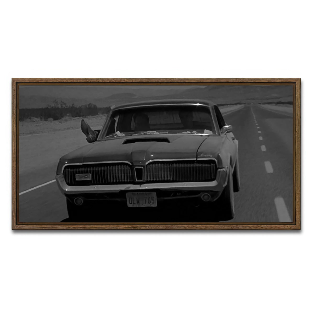 AUTO-MOCKUP WHITE | From dusk till dawn | 1 Piece | Walnut Framed Canvas | group=2x1