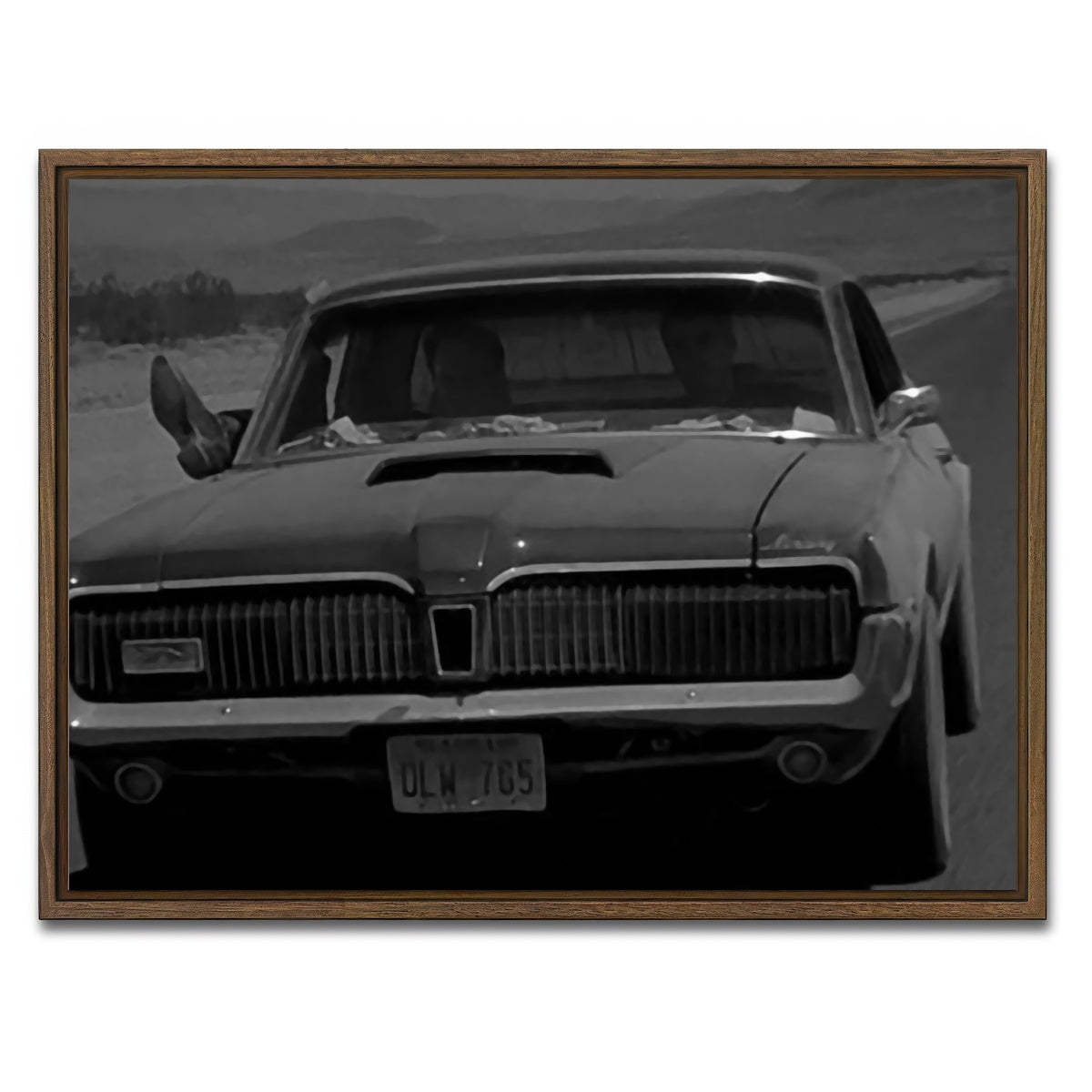 AUTO-MOCKUP WHITE | From dusk till dawn | 1 Piece | Walnut Framed Canvas | group=4x3