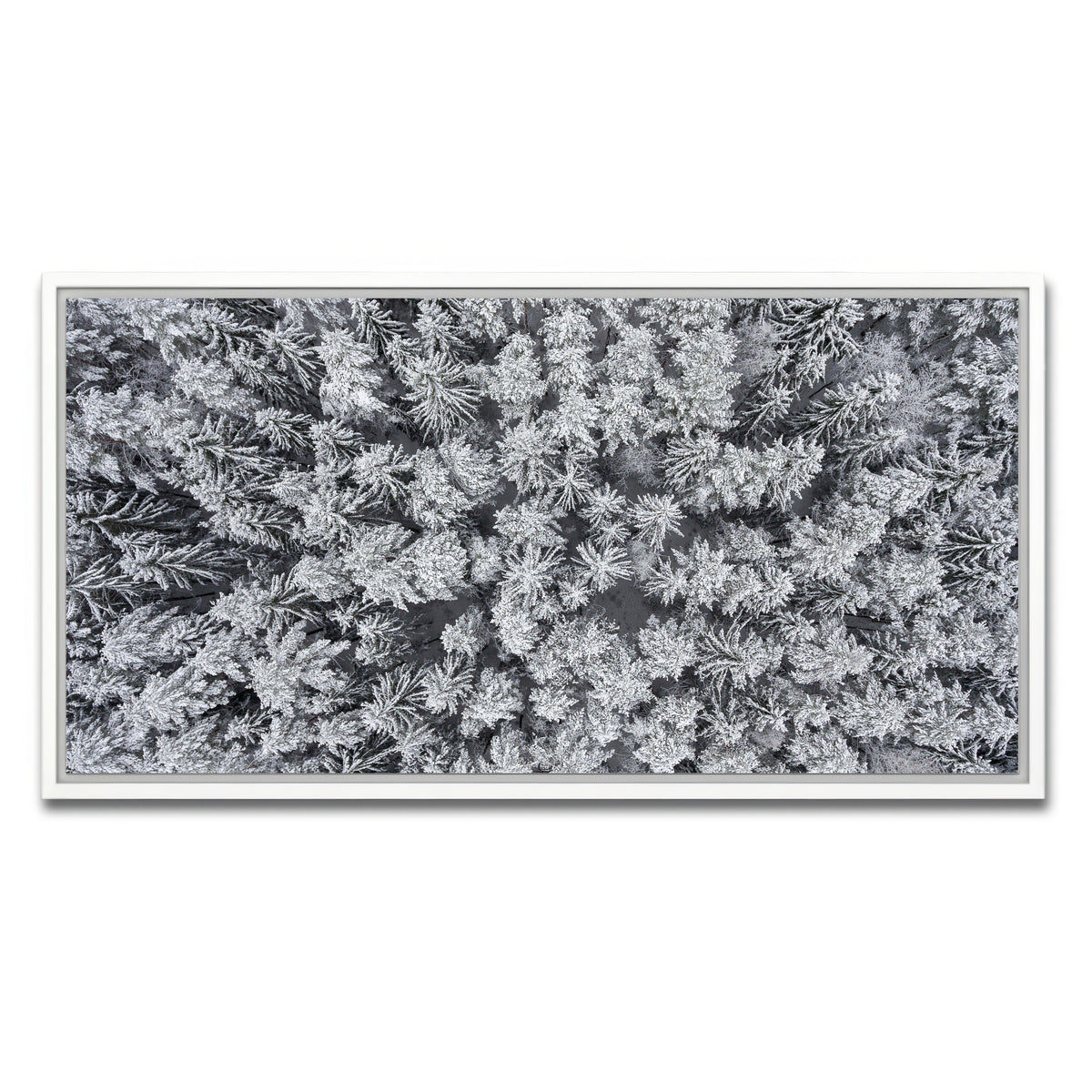 AUTO-MOCKUP WHITE | Frosted Tips | 1 Piece | White Framed Canvas | group=2x1