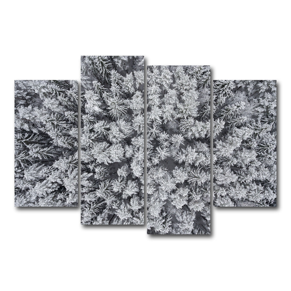 AUTO-MOCKUP WHITE | Frosted Tips | 4 Piece | Gallery Wrap Canvas | group=4_short