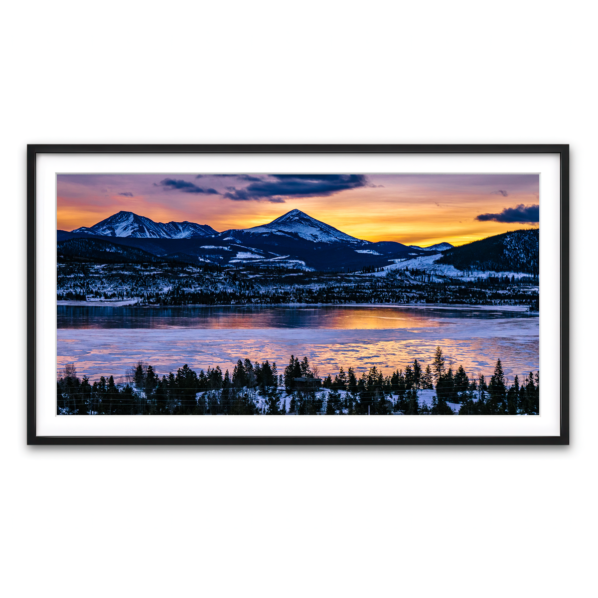 Framed Print 2x1 Black