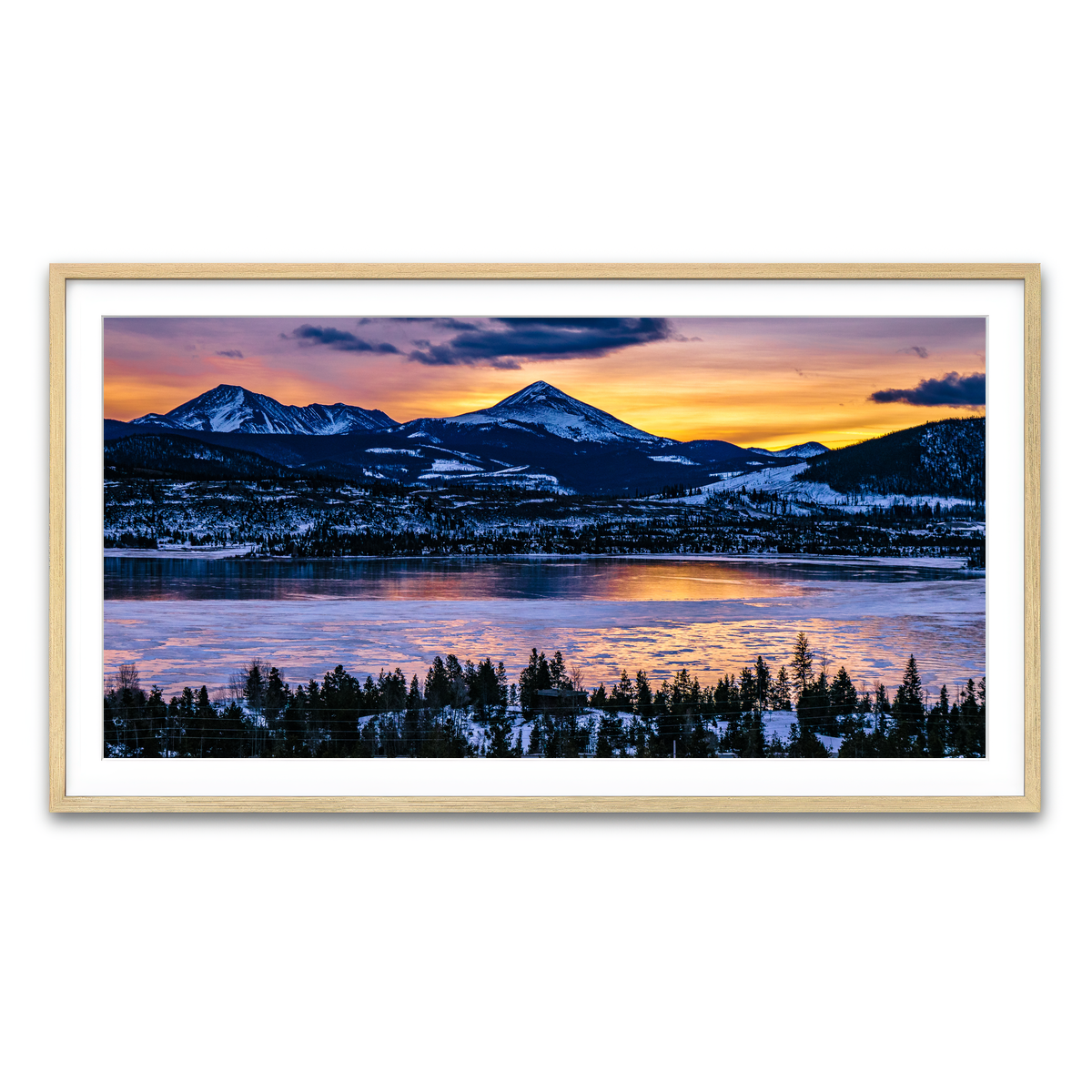 Framed Print 2x1 Natural
