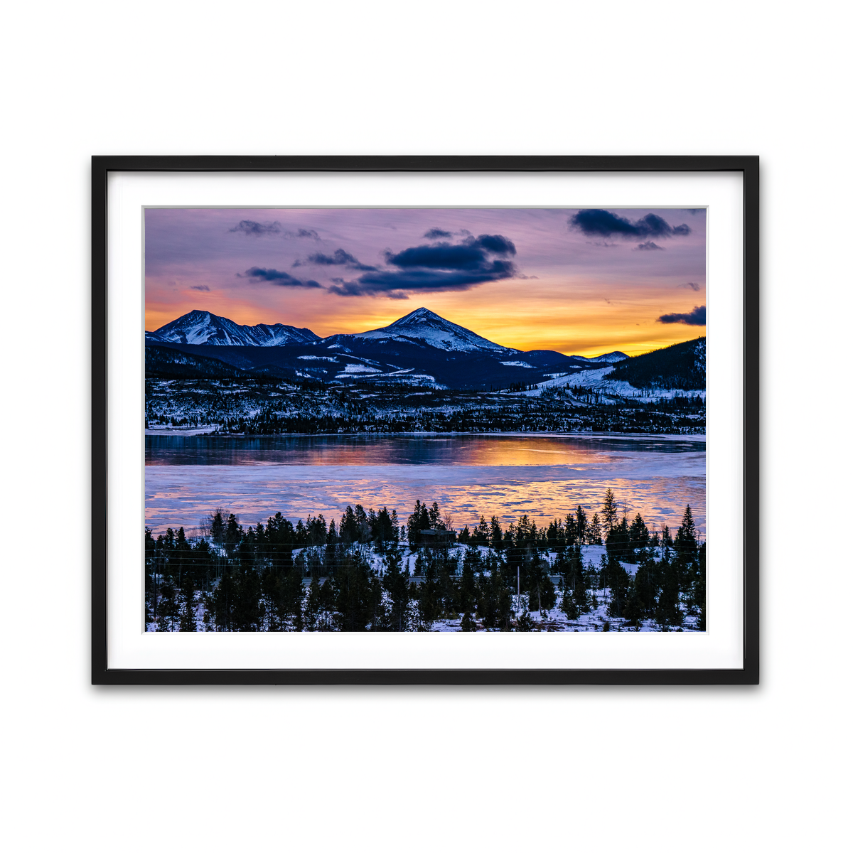Framed Print 4x3 Black