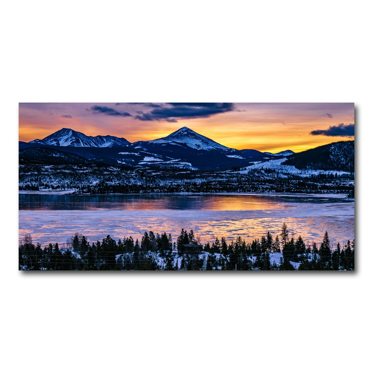 AUTO-MOCKUP WHITE | Frozen Lake | 1 Piece | Gallery Wrap Canvas | group=2x1