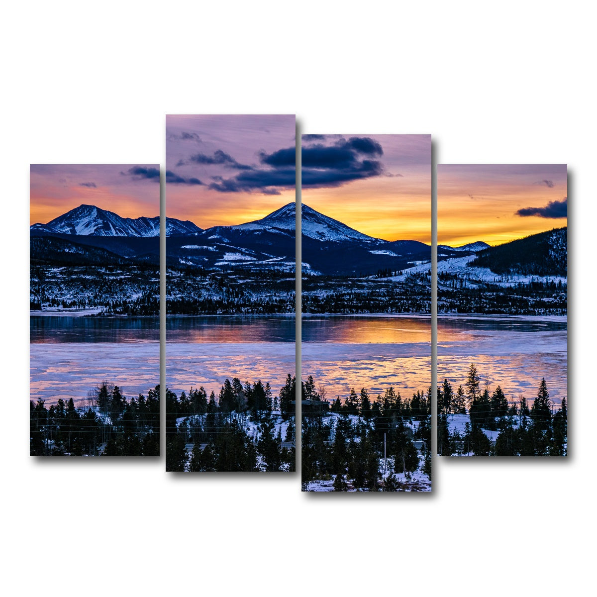 AUTO-MOCKUP WHITE | Frozen Lake | 4 Piece | Gallery Wrap Canvas | group=4_normal