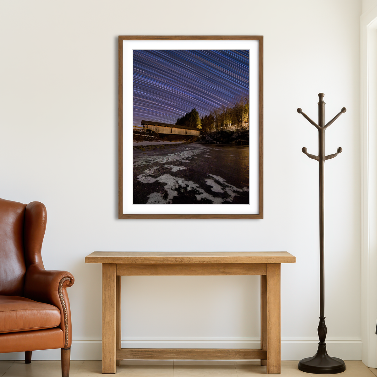 AUTO-MOCKUP ROOM | Frozen Over Wall Art