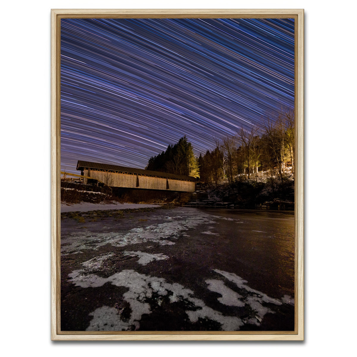 AUTO-MOCKUP WHITE | Frozen Over | 1 Piece | Natural Framed Canvas | group=3x4