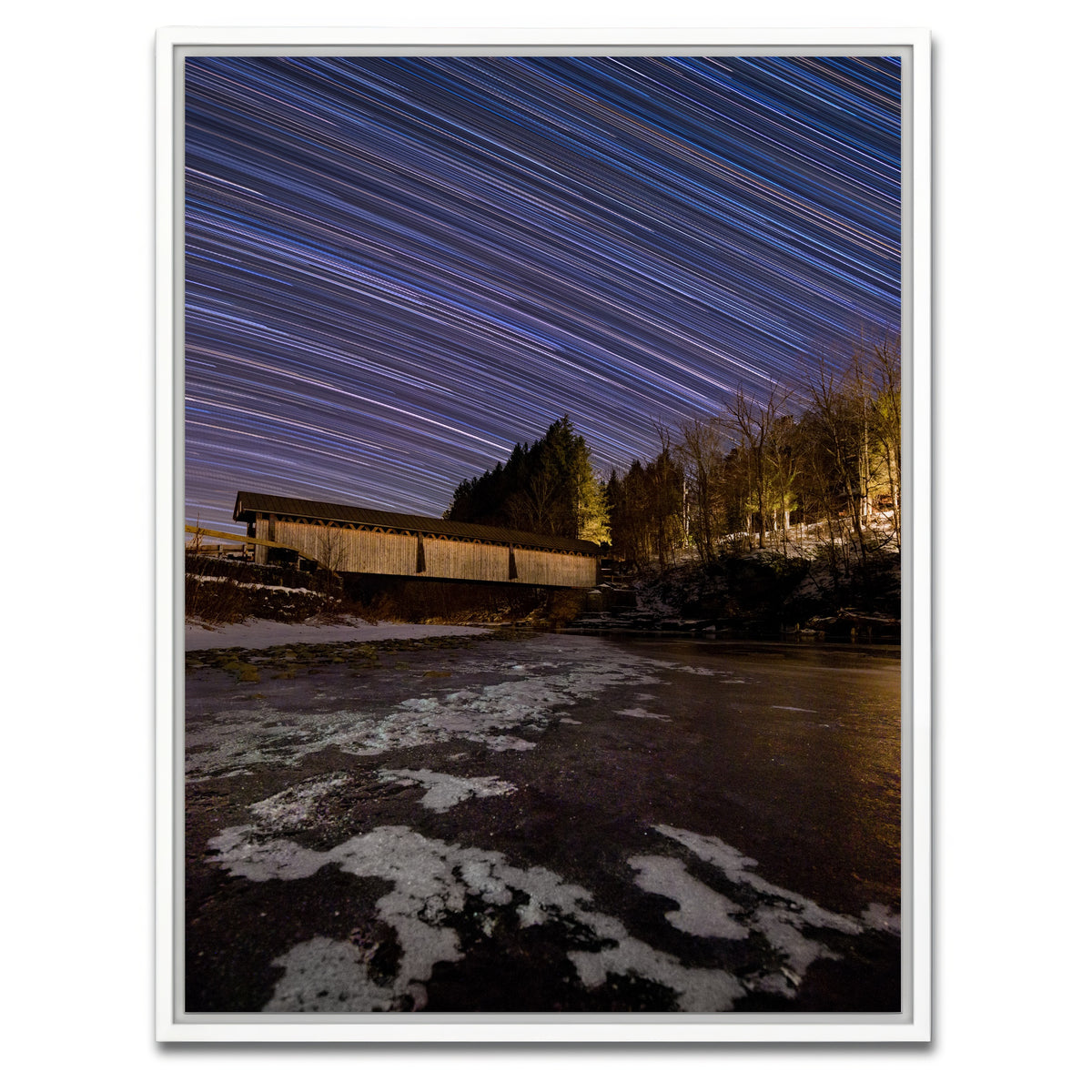 AUTO-MOCKUP WHITE | Frozen Over | 1 Piece | White Framed Canvas | group=3x4