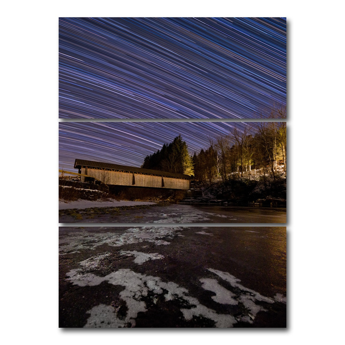 AUTO-MOCKUP WHITE | Frozen Over | 3 Piece | Gallery Wrap Canvas | group=8x18_stacked