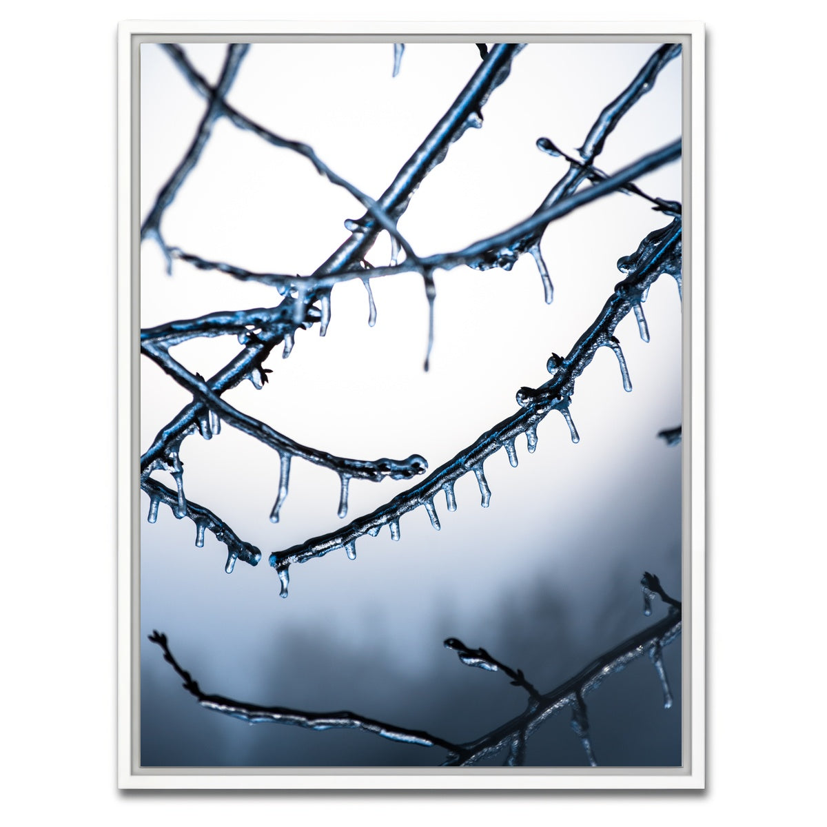 AUTO-MOCKUP WHITE | Frozen Virginia | 1 Piece | White Framed Canvas | group=3x4