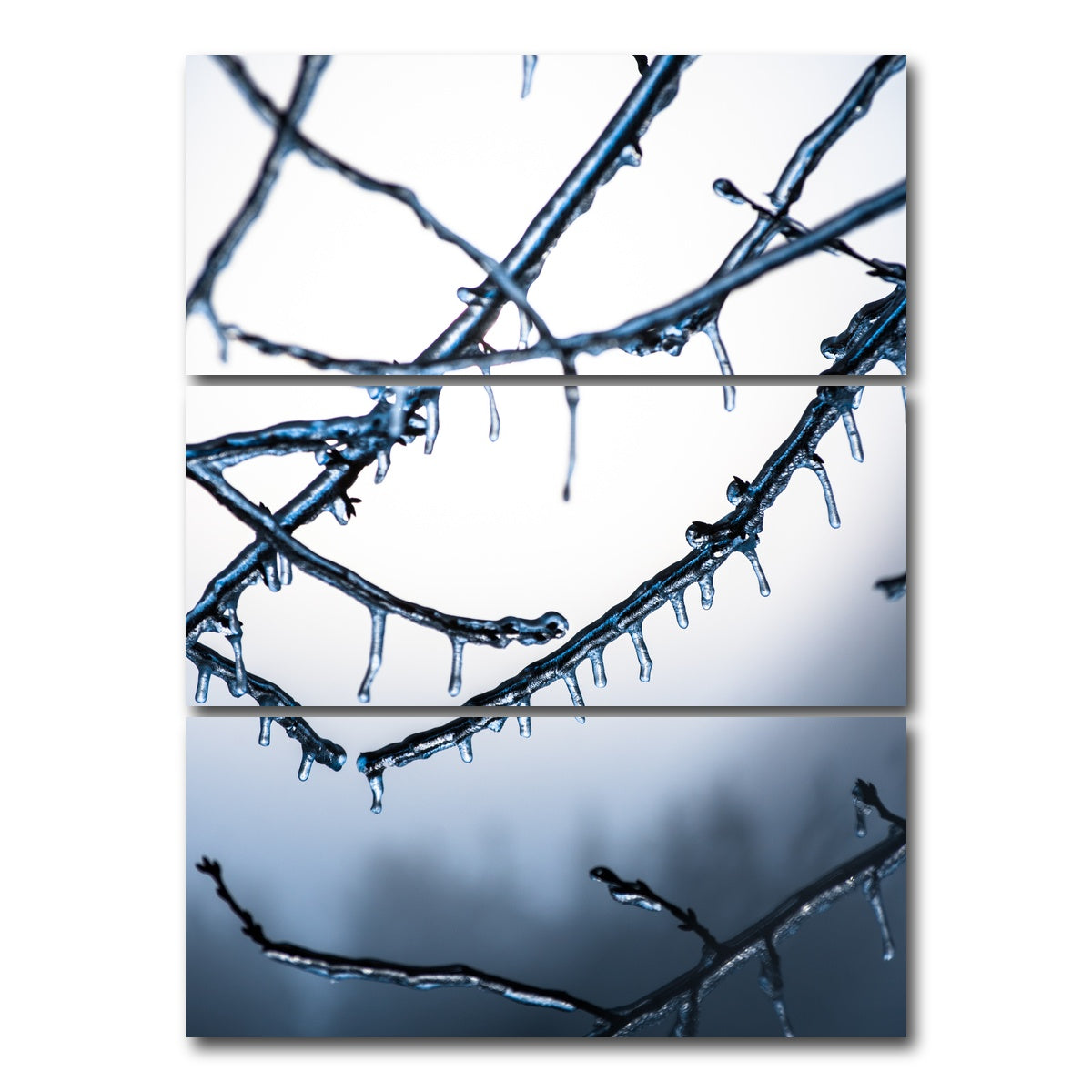 AUTO-MOCKUP WHITE | Frozen Virginia | 3 Piece | Gallery Wrap Canvas | group=8x18_stacked