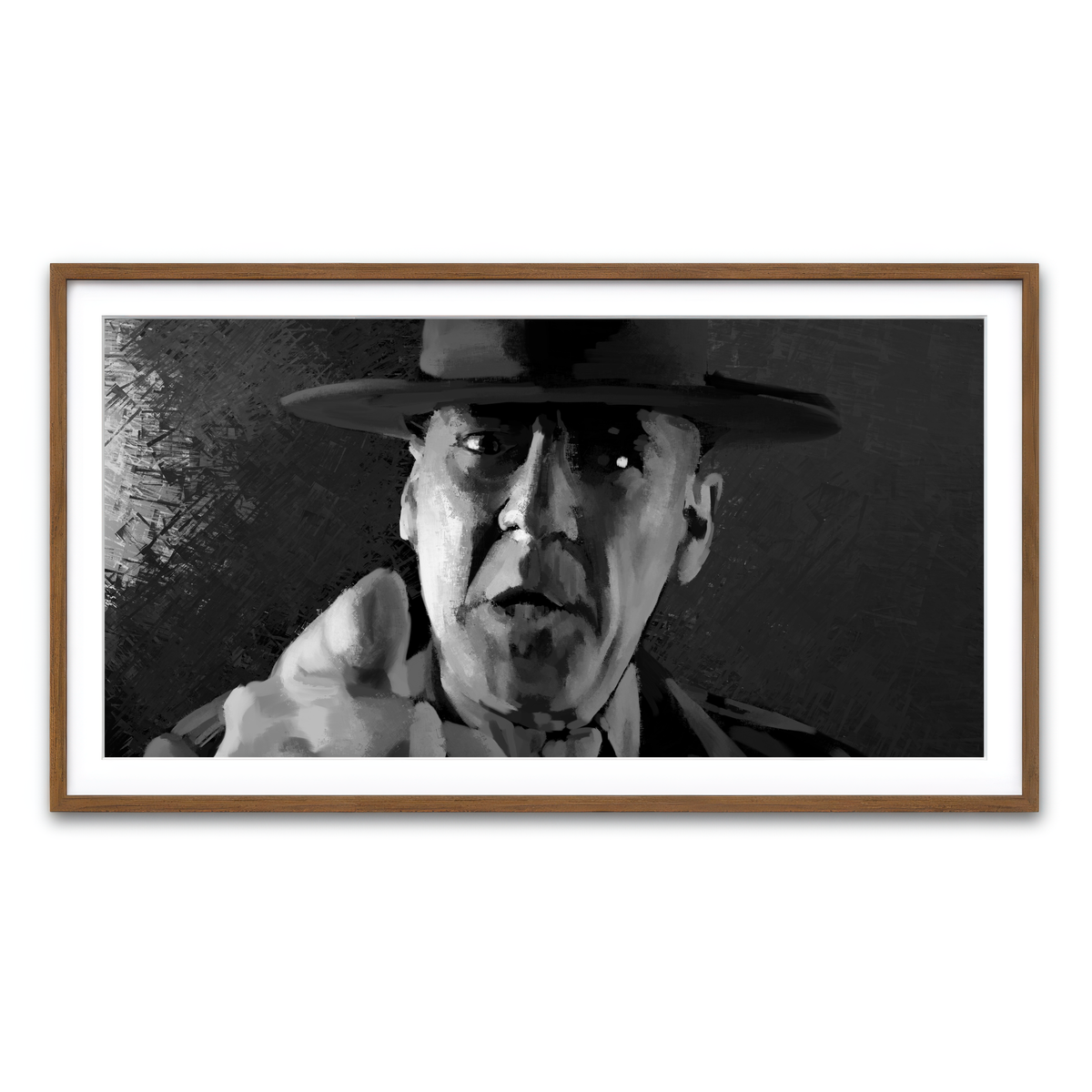 Framed Print 2x1 Walnut