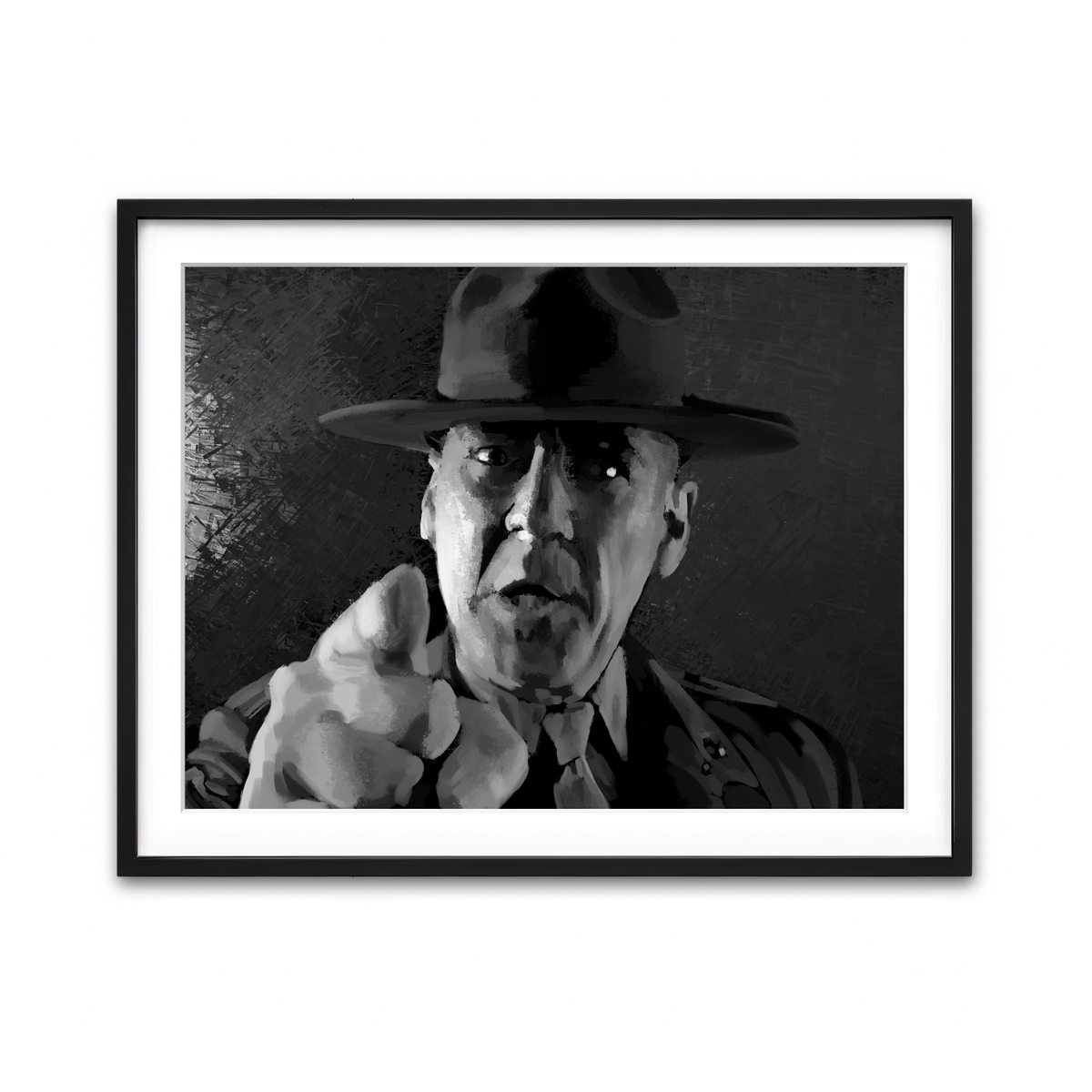 Framed Print 4x3 Black