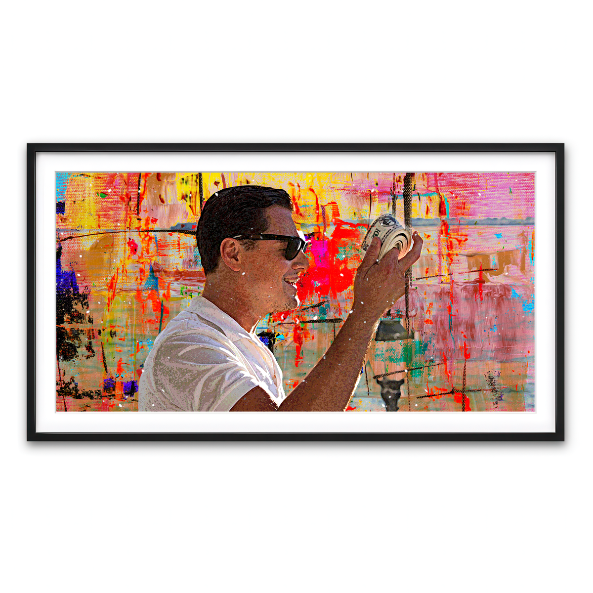 Framed Print 2x1 Black