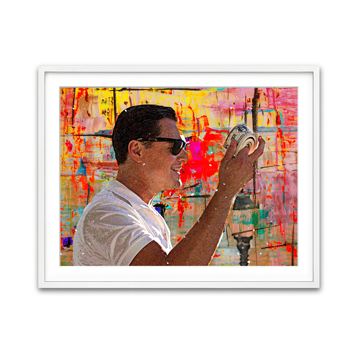 Framed Print 4x3 White