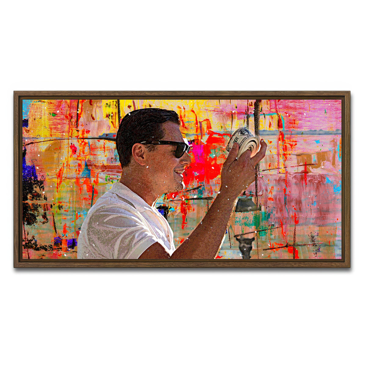 AUTO-MOCKUP WHITE | Fun Coupons | 1 Piece | Walnut Framed Canvas | group=2x1