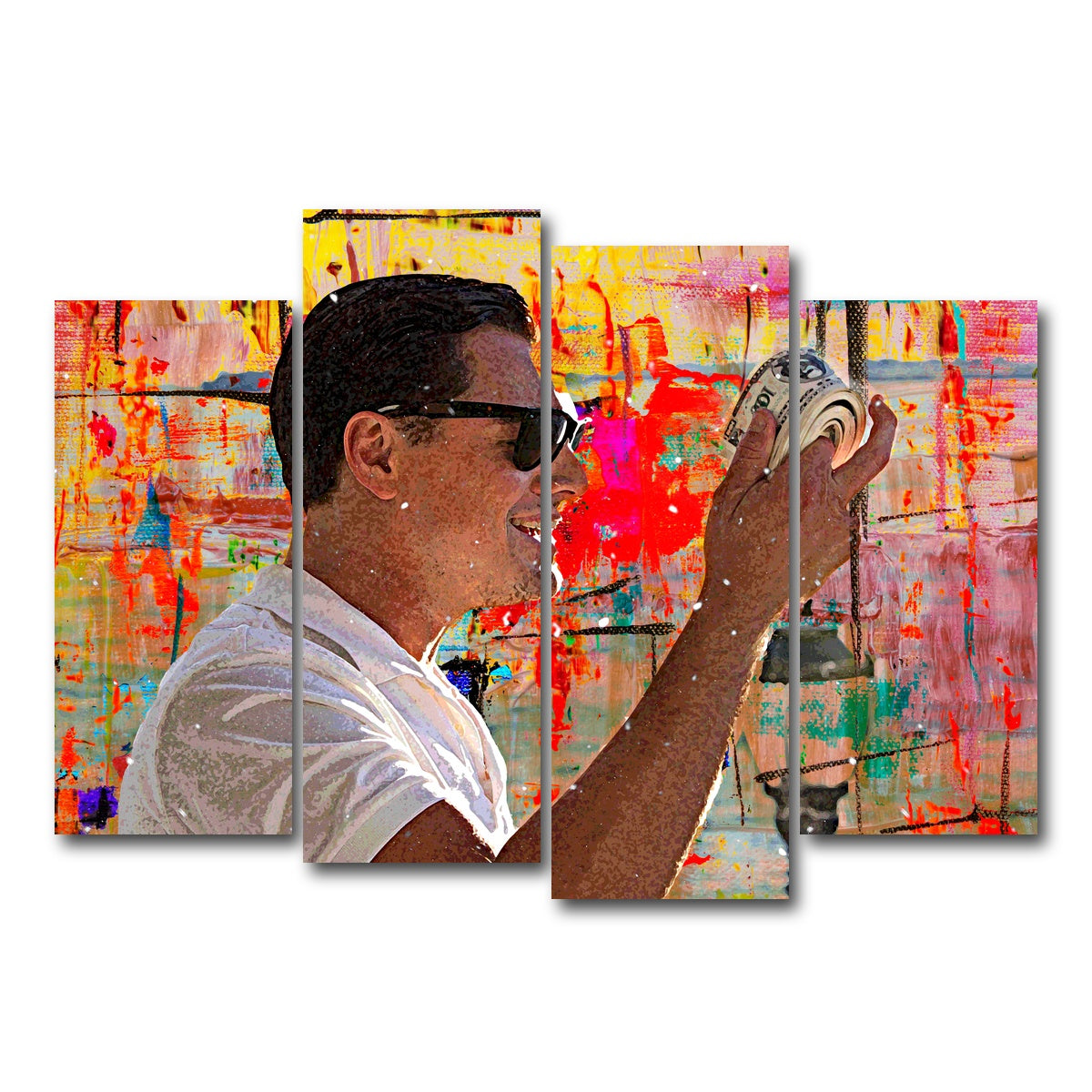 AUTO-MOCKUP WHITE | Fun Coupons | 4 Piece | Gallery Wrap Canvas | group=4_normal