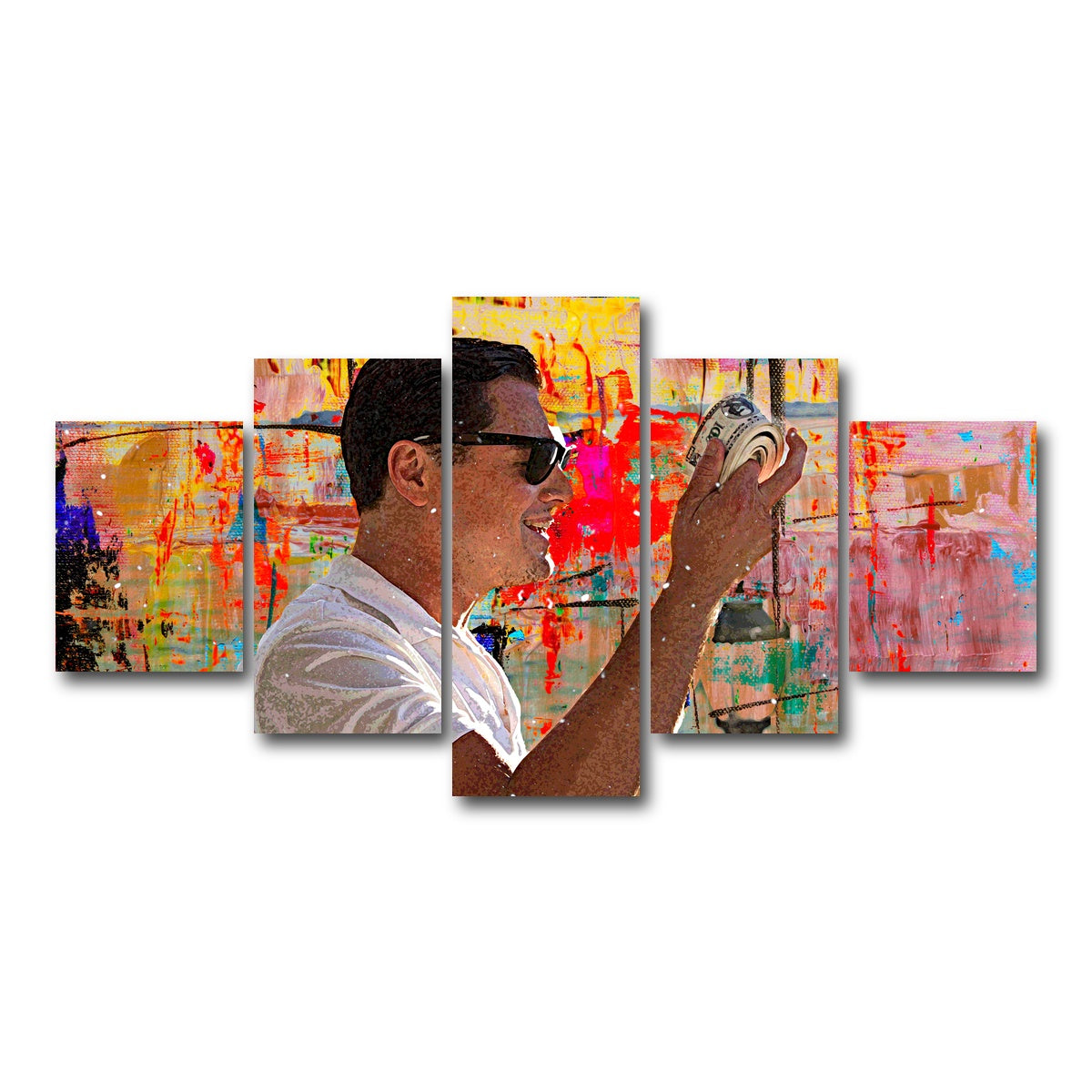 AUTO-MOCKUP WHITE | Fun Coupons | 5 Piece | Gallery Wrap Canvas | group=5_short