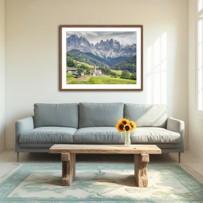 AUTO-MOCKUP ROOM | Funes Valley Wall Art