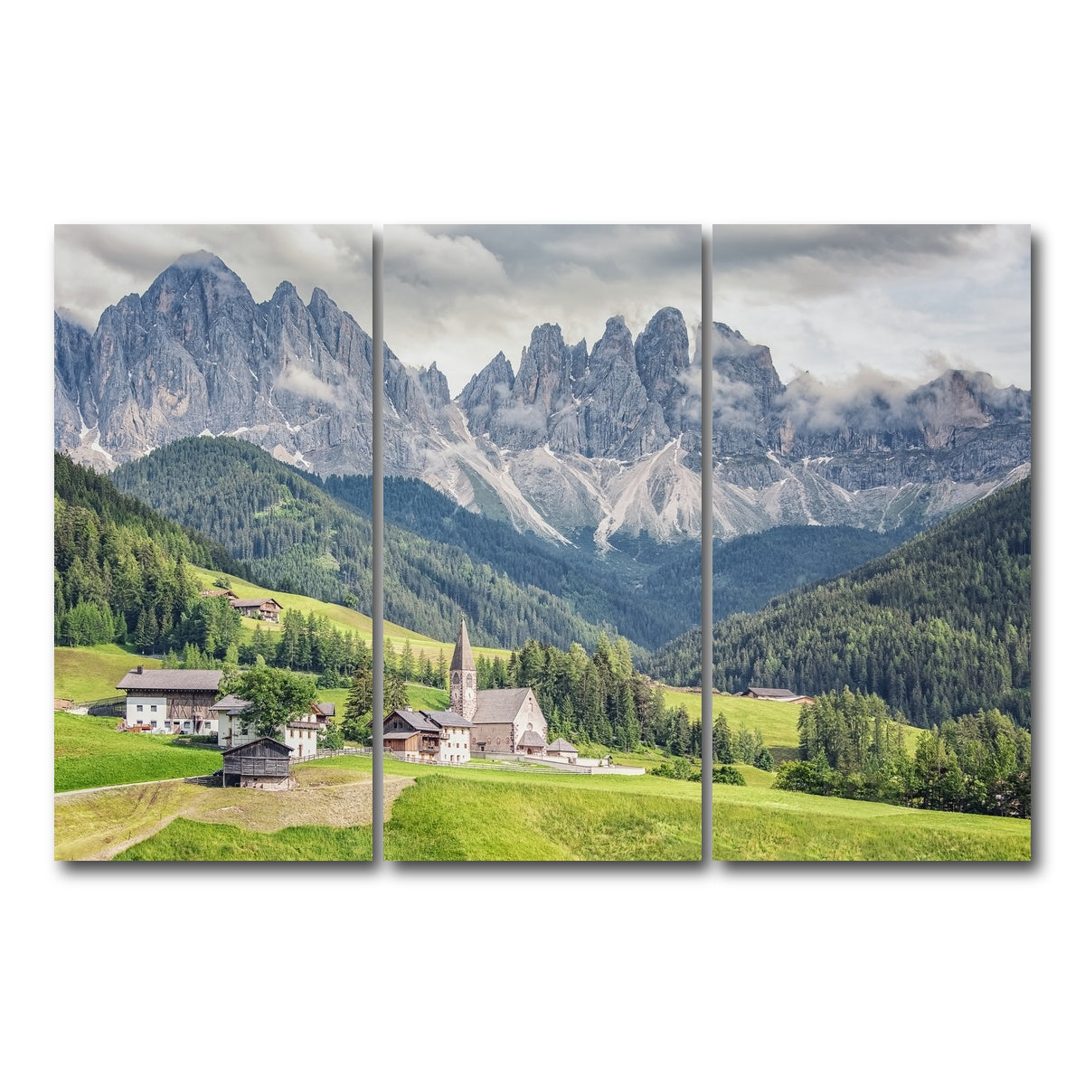 AUTO-MOCKUP WHITE | Funes Valley | 3 Piece | Gallery Wrap Canvas | group=12x24