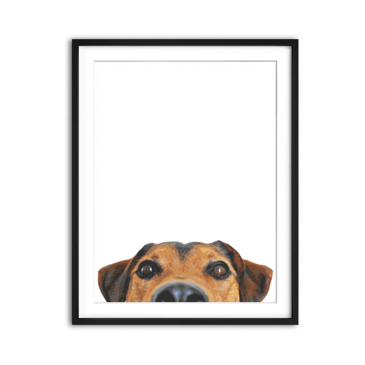Framed Print 3x4 Black