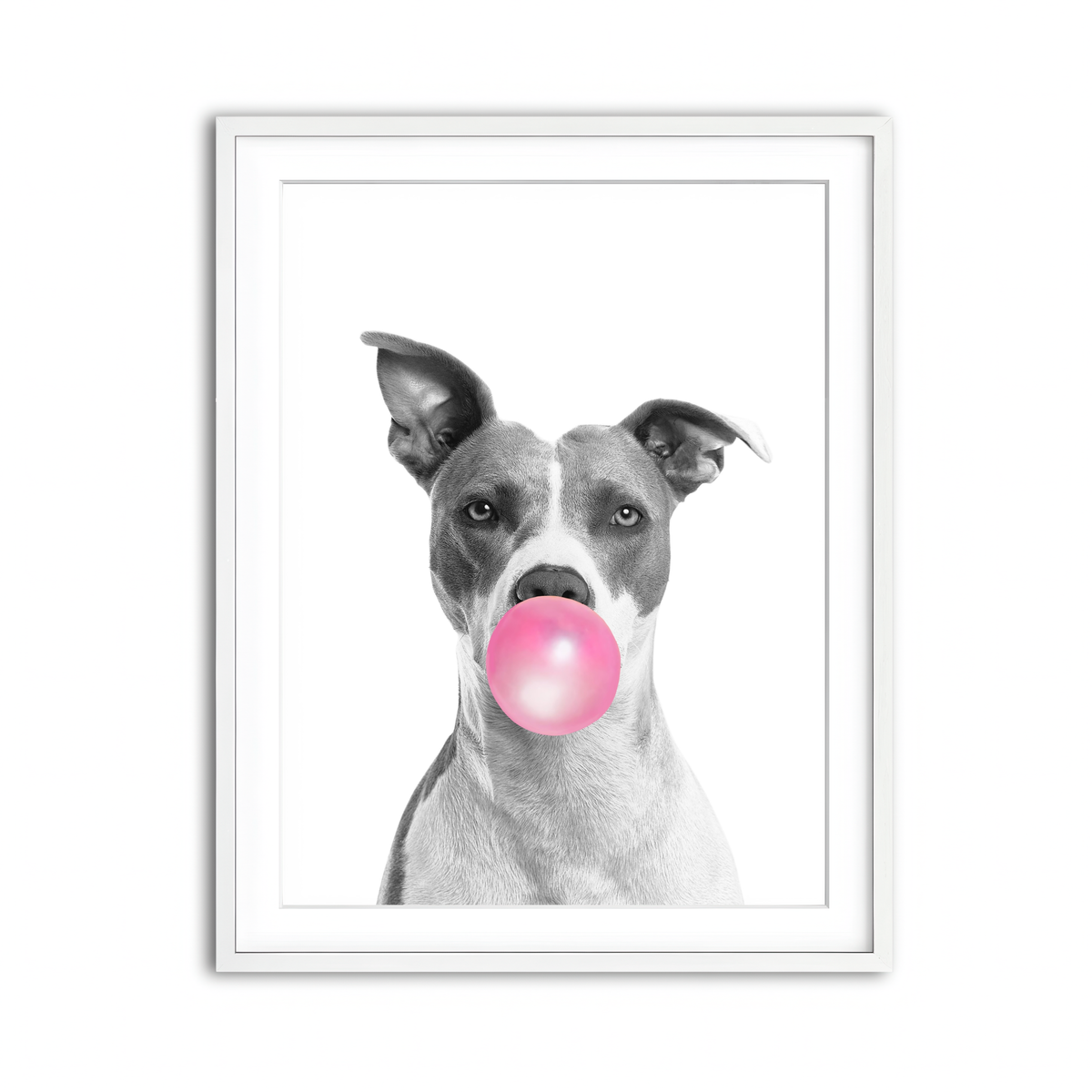 Framed Print 3x4 White