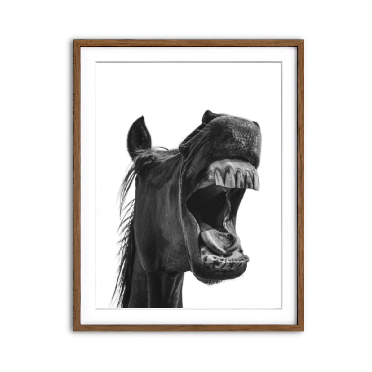 Framed Print 3x4 Walnut