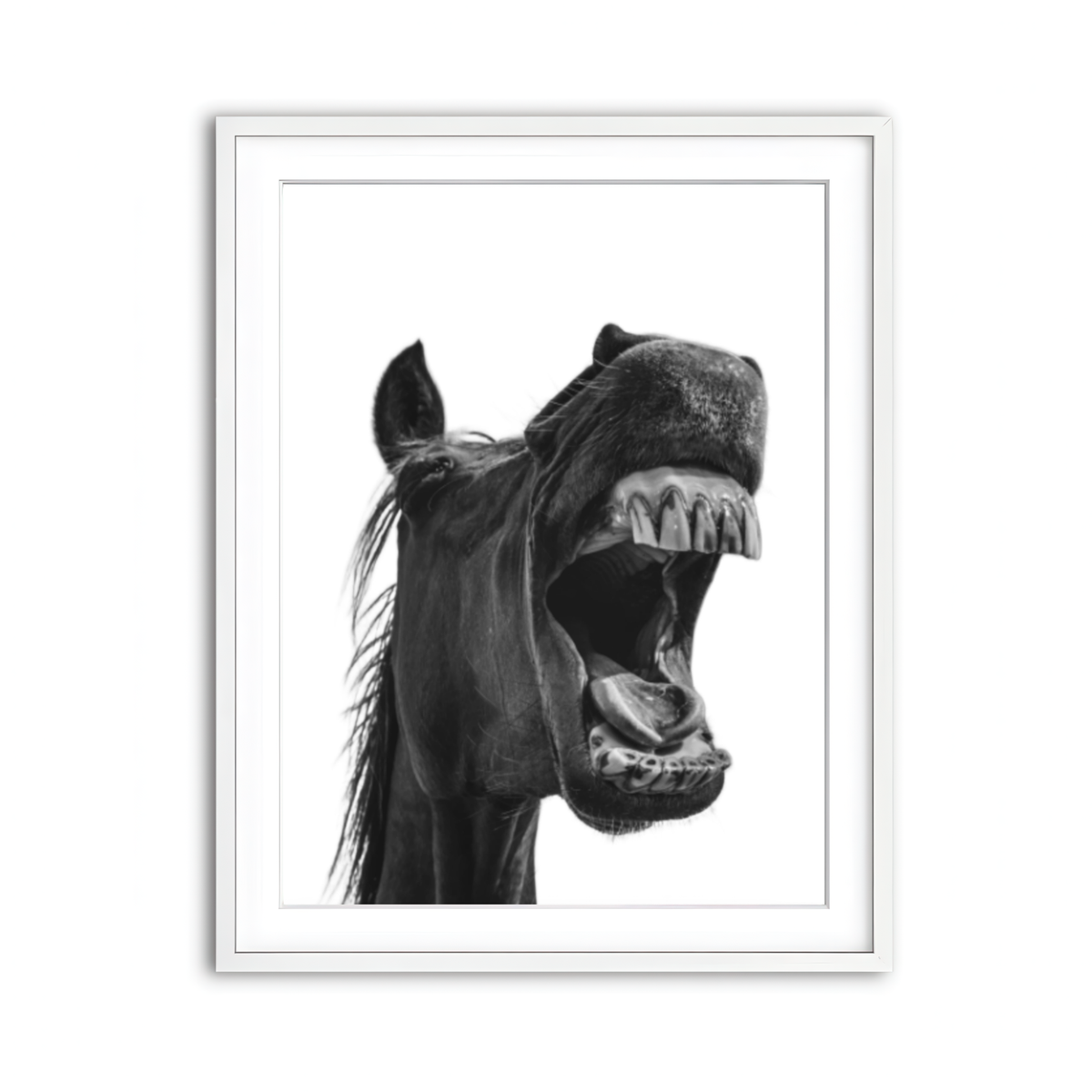 Framed Print 3x4 White