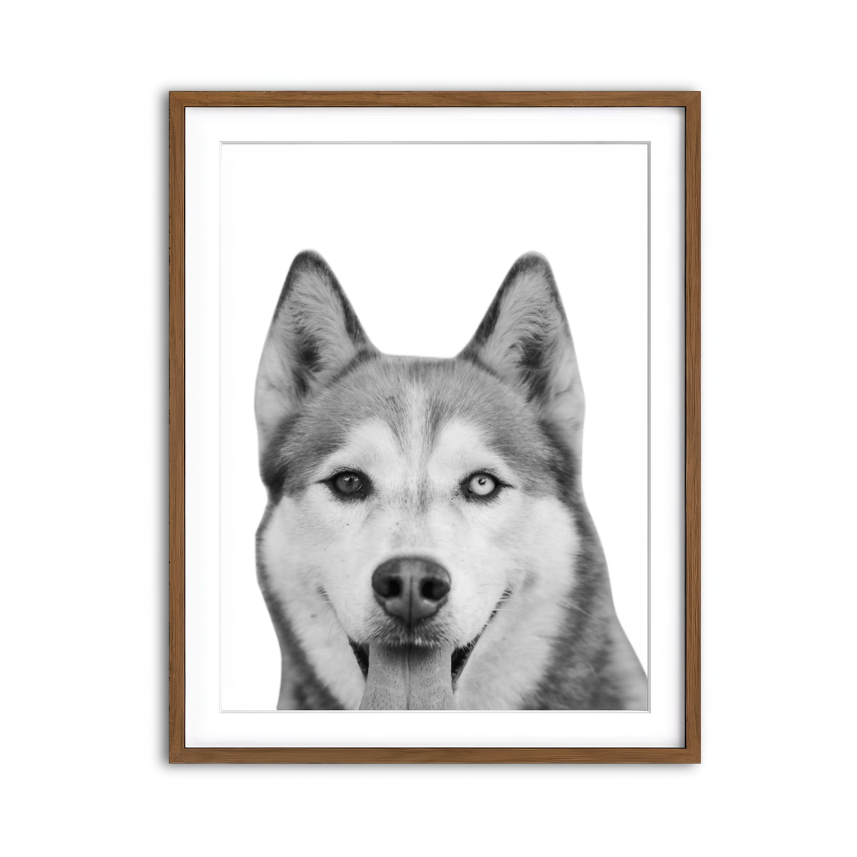 Framed Print 3x4 Walnut