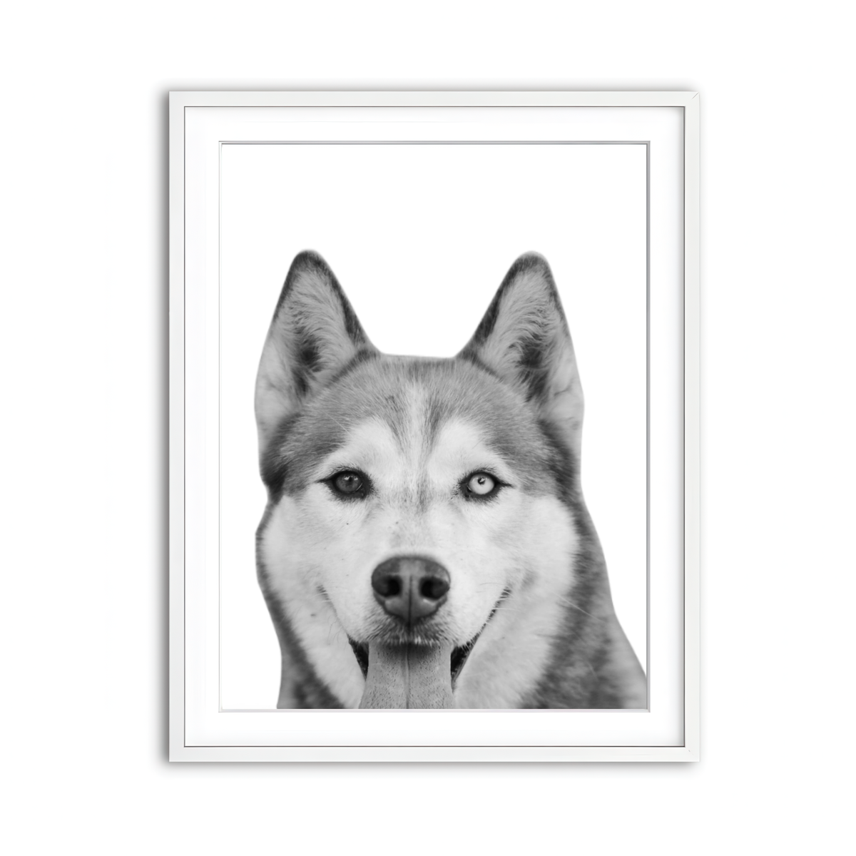 Framed Print 3x4 White