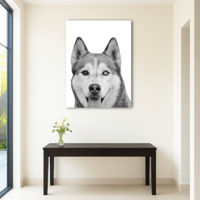 AUTO-MOCKUP ROOM | Funny Siberian Husky