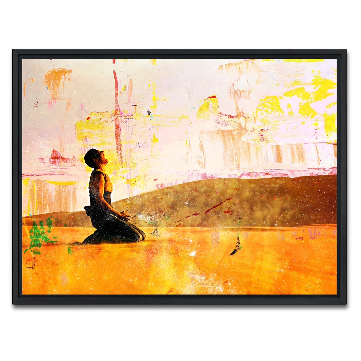 AUTO-MOCKUP WHITE | Furiosa's Scream - Fury Road | 1 Piece | Black Framed Canvas | group=4x3