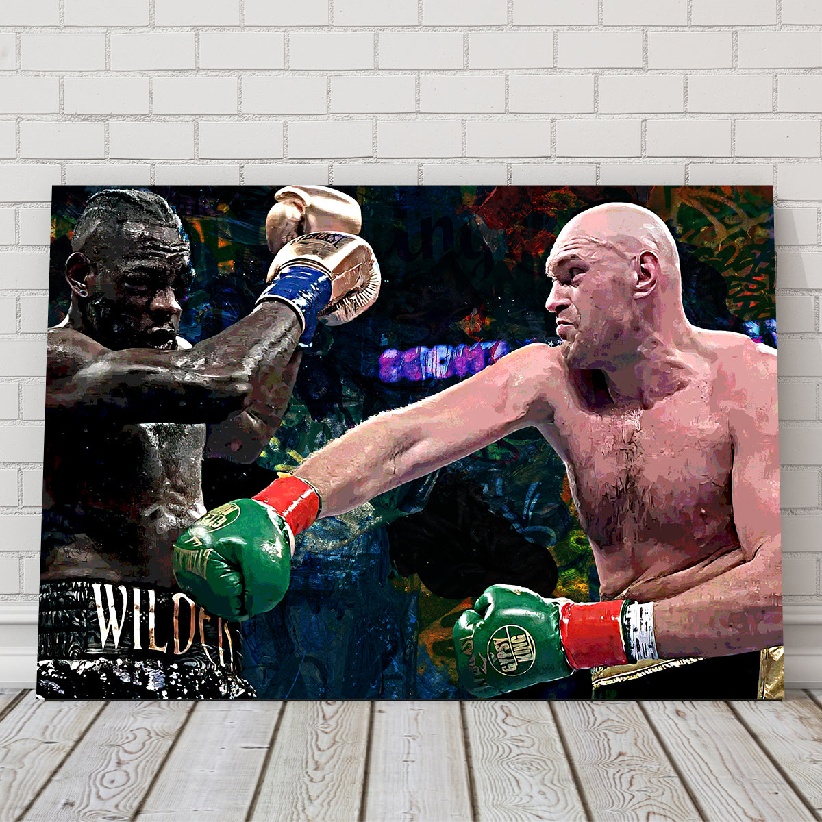 Fury Vs. Wilder Wall Art